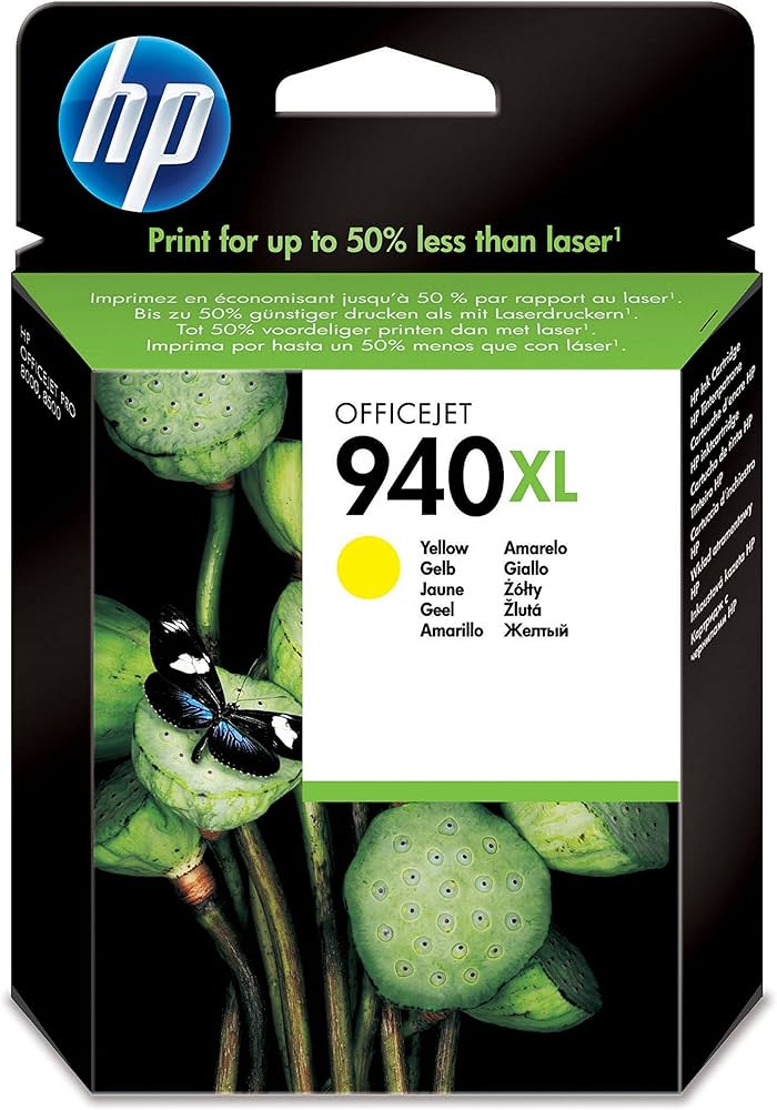 HP 940XL High Yield Original Ink Cartridge ,CYAN(C4907AE) /MAGENTA(C4908AE)/YELLOW (C4909AE)