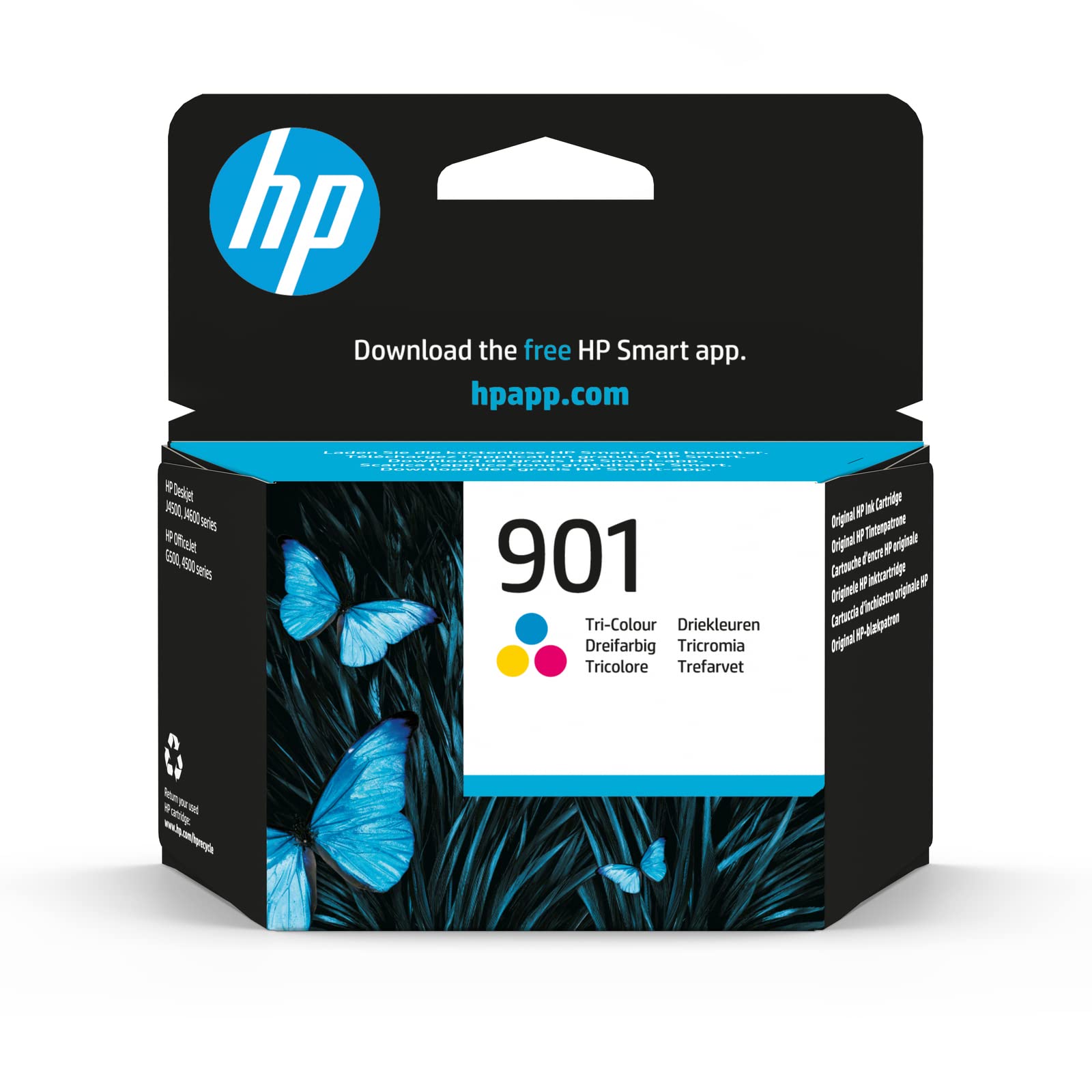 HP 901 Original Ink Cartridge, Tri-color , Single Pack( CC656AE)