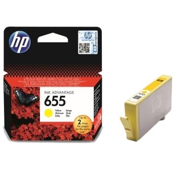 HP 655 Yellow  Ink Cartridge ( CZ112AEBHL )